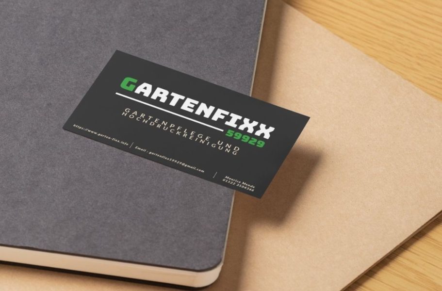Visitenkarte für Gartenfixx
